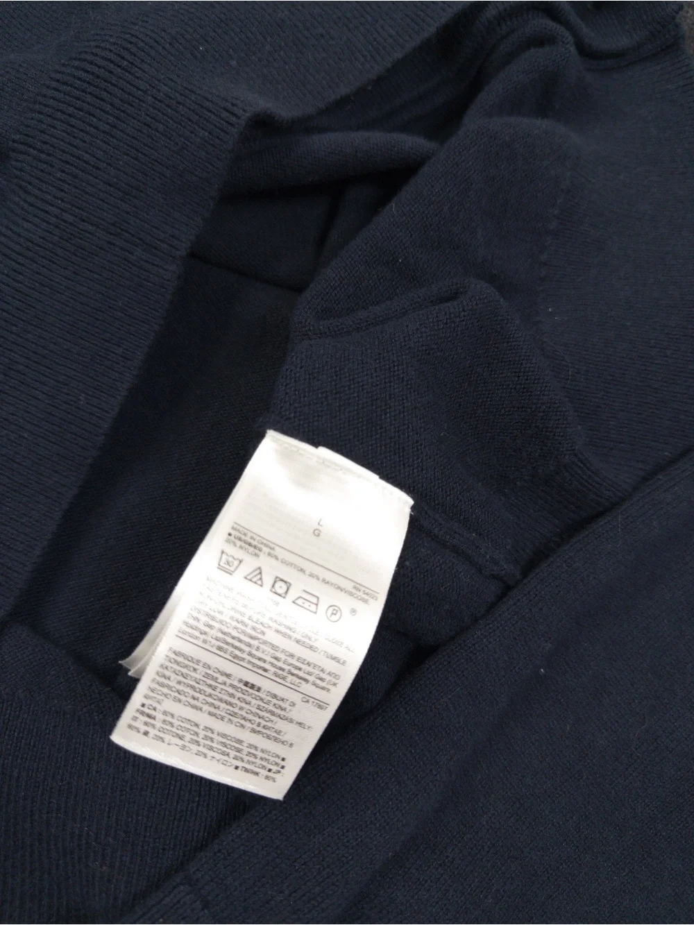 Banana Republic Navy Shawl Collar Cardigan Charcoal Stripe Men’s Large